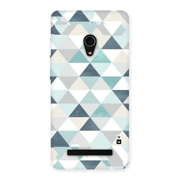 Green And Grey Pattern Back Case for Zenfone 5