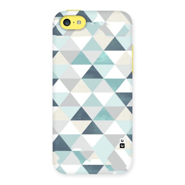 Green And Grey Pattern Back Case for iPhone 5C