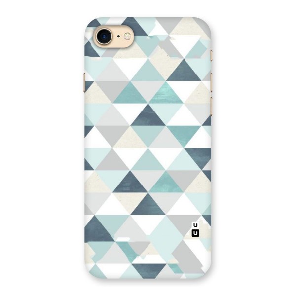 Green And Grey Pattern Back Case for iPhone 7