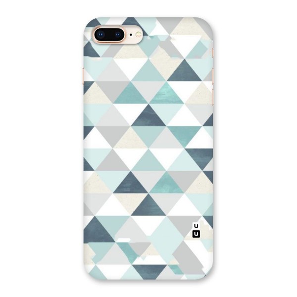 Green And Grey Pattern Back Case for iPhone 8 Plus