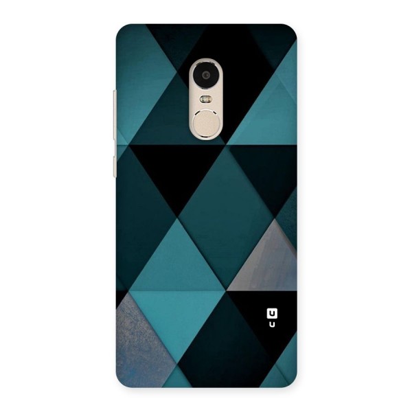 Green Black Shapes Back Case for Xiaomi Redmi Note 4