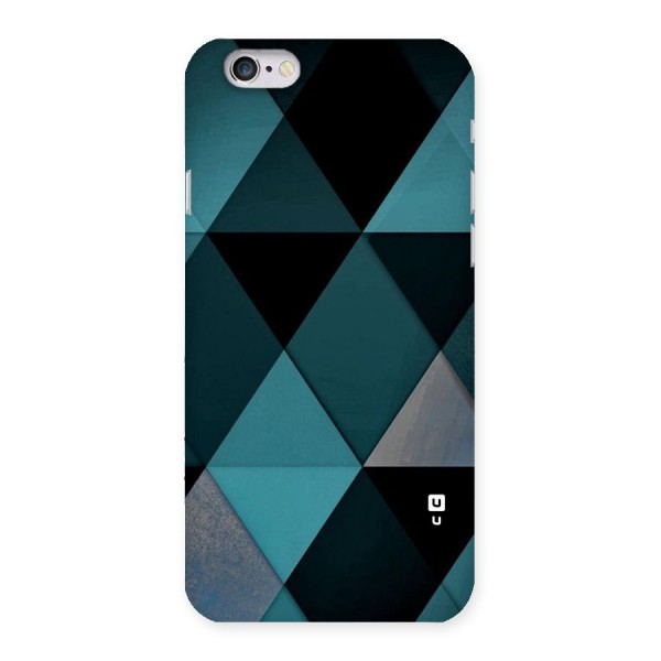 Green Black Shapes Back Case for iPhone 6 6S