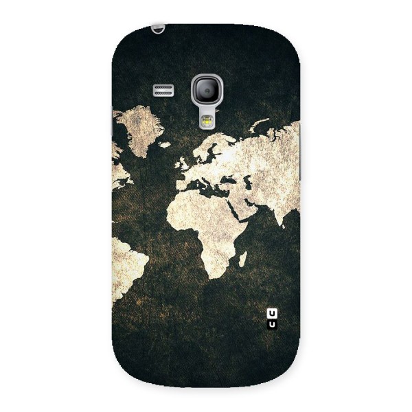 Green Gold Map Design Back Case for Galaxy S3 Mini