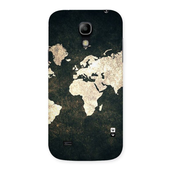 Green Gold Map Design Back Case for Galaxy S4 Mini