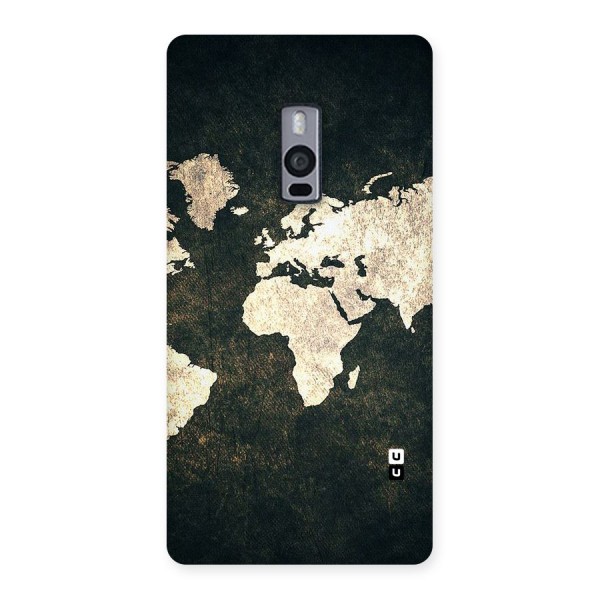 Green Gold Map Design Back Case for OnePlus Two
