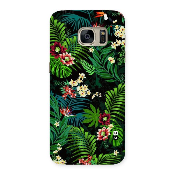 Green Leaf Design Back Case for Galaxy S7