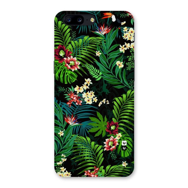 Green Leaf Design Back Case for OnePlus 5