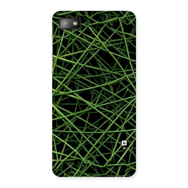 Green Lines Back Case for Blackberry Z10