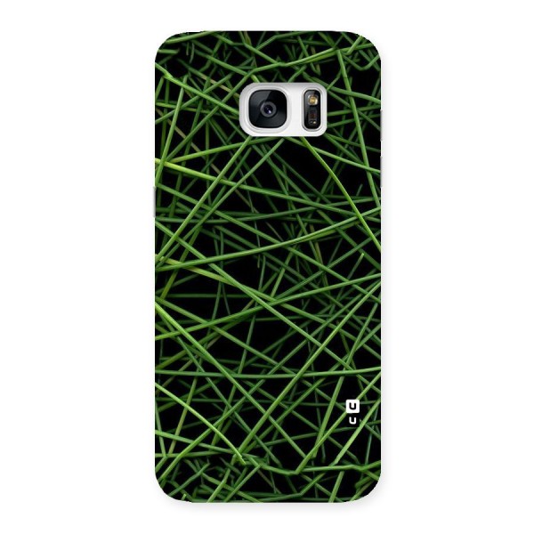 Green Lines Back Case for Galaxy S7 Edge