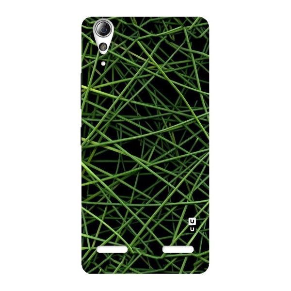Green Lines Back Case for Lenovo A6000 Plus