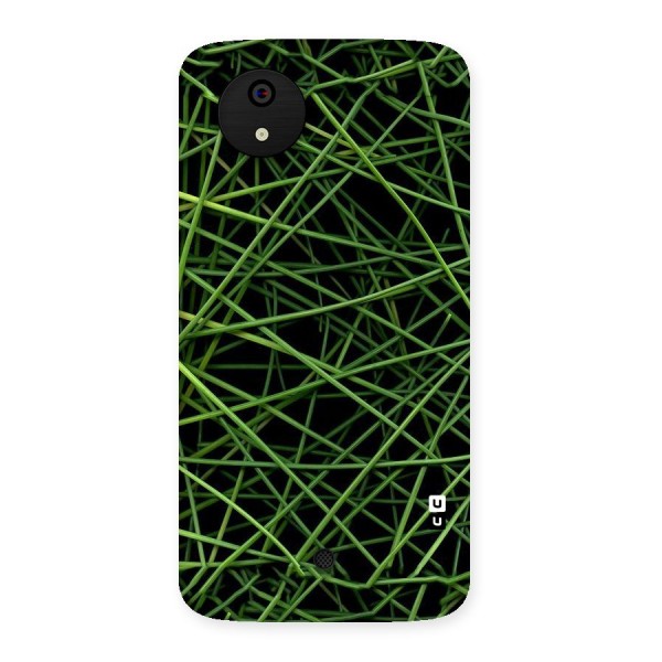 Green Lines Back Case for Micromax Canvas A1