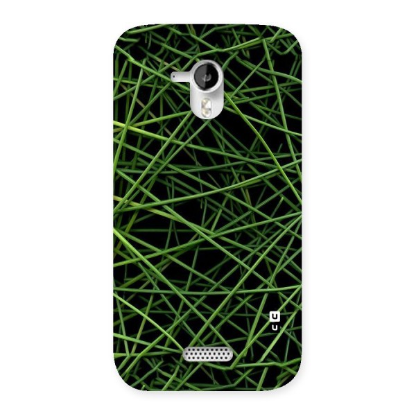 Green Lines Back Case for Micromax Canvas HD A116