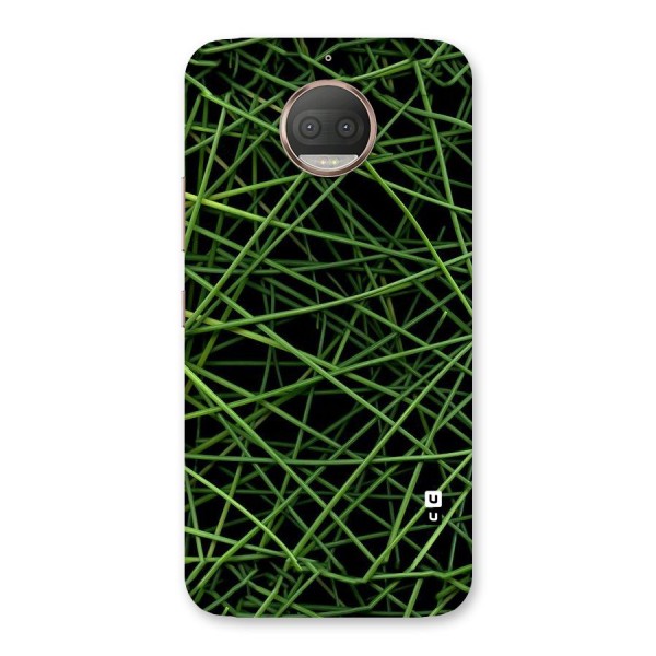 Green Lines Back Case for Moto G5s Plus