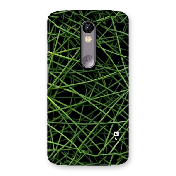 Green Lines Back Case for Moto X Force