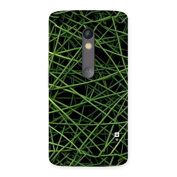 Green Lines Back Case for Moto X Play