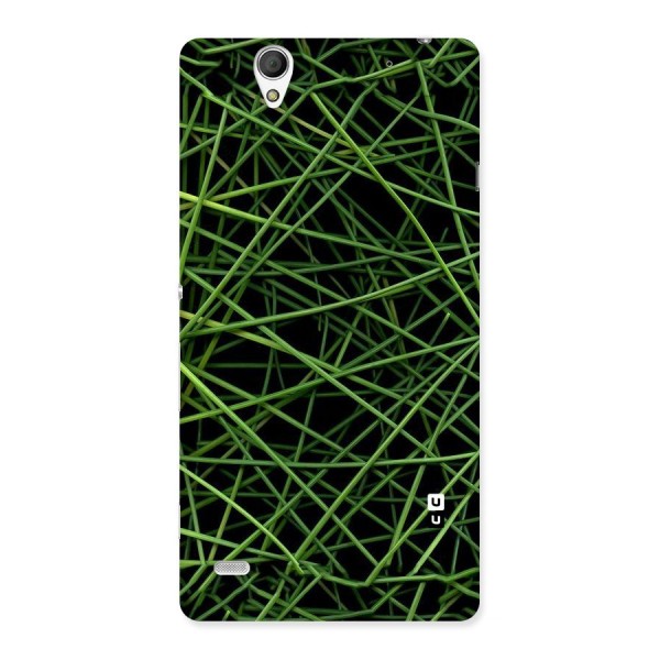 Green Lines Back Case for Sony Xperia C4