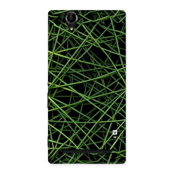Green Lines Back Case for Sony Xperia T2