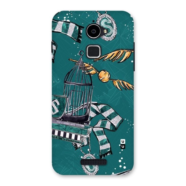 Green Scarf Back Case for Coolpad Note 3 Lite