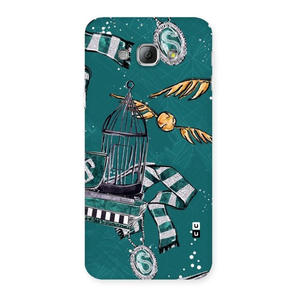 Green Scarf Back Case for Galaxy A8