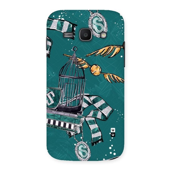 Green Scarf Back Case for Galaxy Ace 3