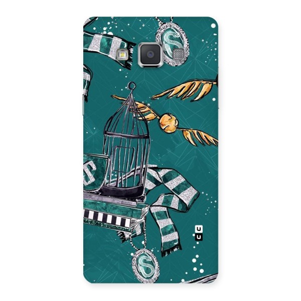 Green Scarf Back Case for Galaxy Grand 3