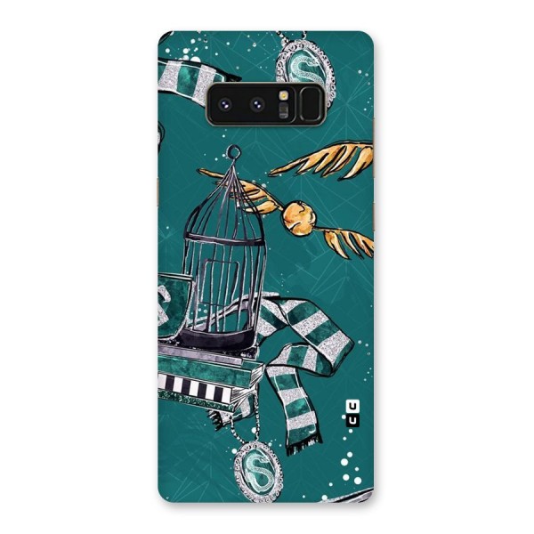 Green Scarf Back Case for Galaxy Note 8