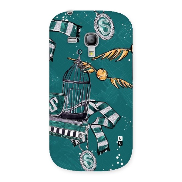 Green Scarf Back Case for Galaxy S3 Mini