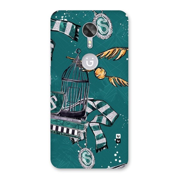 Green Scarf Back Case for Gionee A1