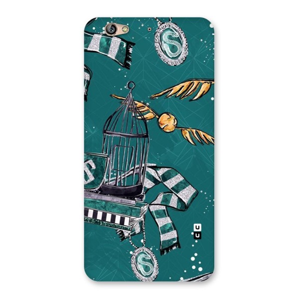 Green Scarf Back Case for Gionee S6