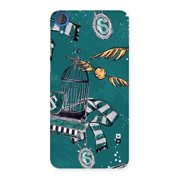 Green Scarf Back Case for HTC Desire 820