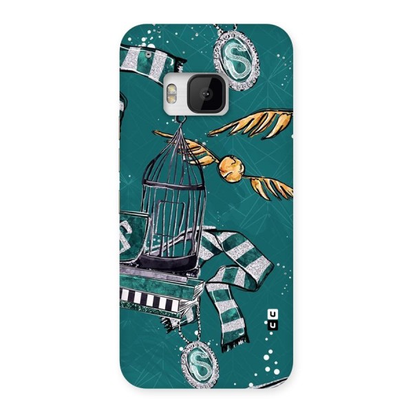 Green Scarf Back Case for HTC One M9