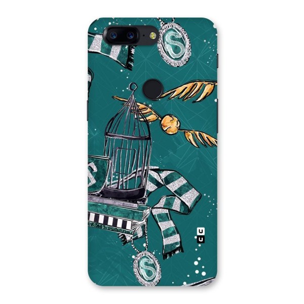 Green Scarf Back Case for OnePlus 5T
