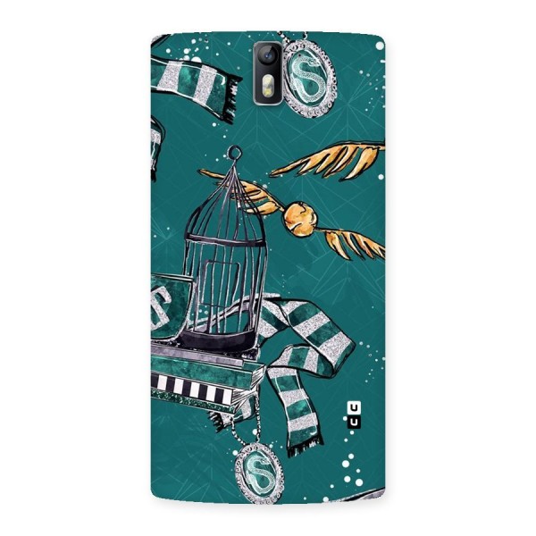 Green Scarf Back Case for One Plus One