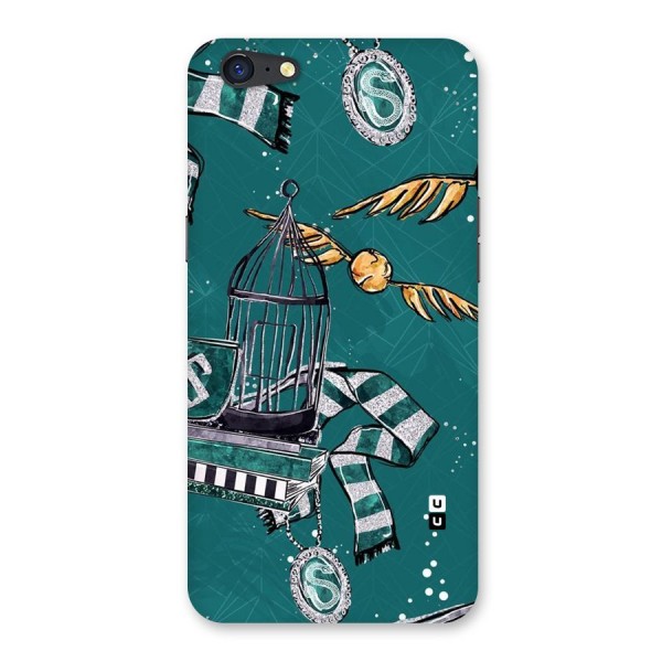 Green Scarf Back Case for Oppo A71