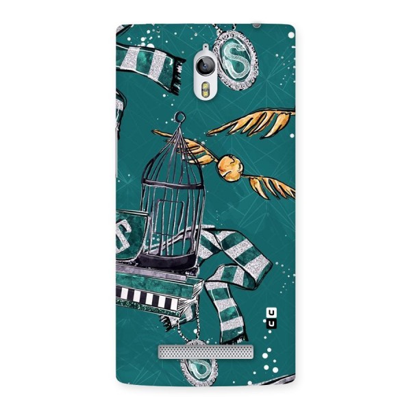 Green Scarf Back Case for Oppo Find 7