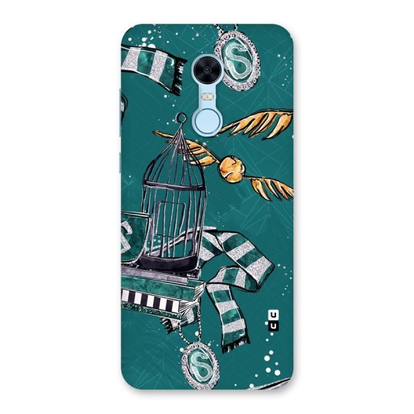 Green Scarf Back Case for Redmi Note 5