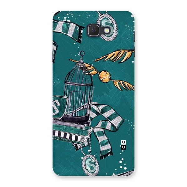 Green Scarf Back Case for Samsung Galaxy J7 Prime
