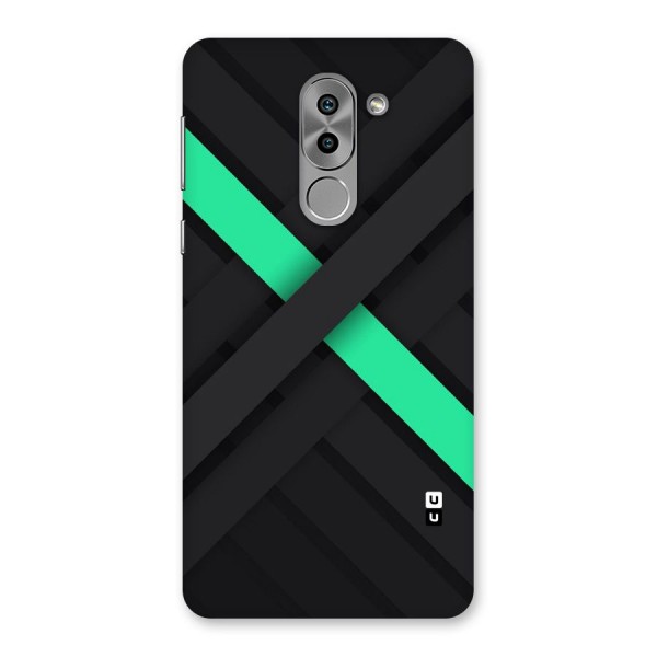 Green Stripe Diagonal Back Case for Honor 6X