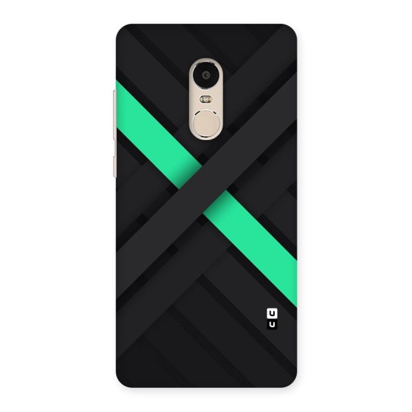Green Stripe Diagonal Back Case for Xiaomi Redmi Note 4