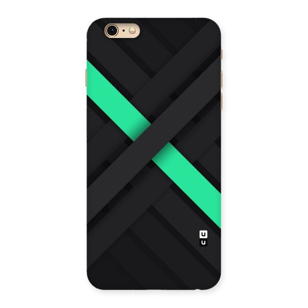 Green Stripe Diagonal Back Case for iPhone 6 Plus 6S Plus