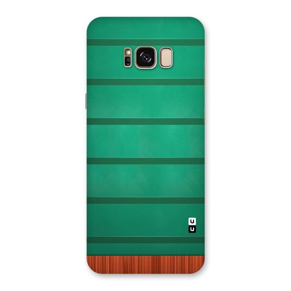 Green Wood Stripes Back Case for Galaxy S8 Plus