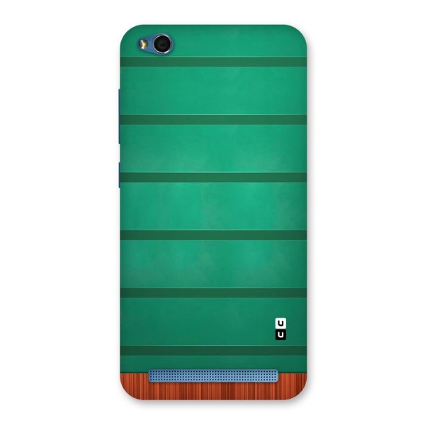 Green Wood Stripes Back Case for Redmi 5A