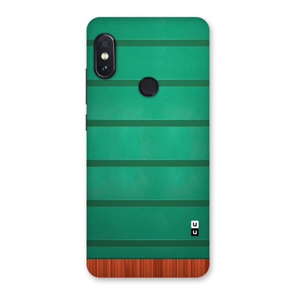 Green Wood Stripes Back Case for Redmi Note 5 Pro