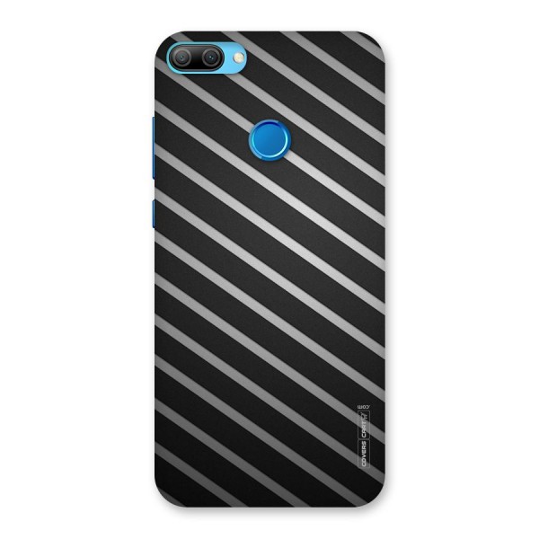 Grey And Black Stripes Back Case for Honor 9N