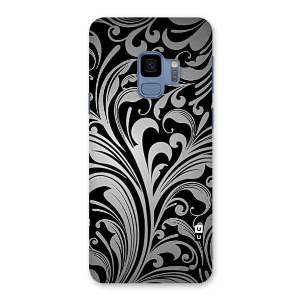 Grey Beauty Pattern Back Case for Galaxy S9