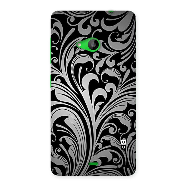 Grey Beauty Pattern Back Case for Lumia 535
