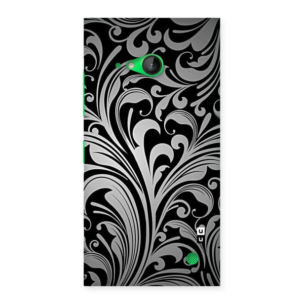 Grey Beauty Pattern Back Case for Lumia 730
