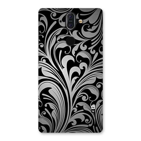 Grey Beauty Pattern Back Case for Nokia 8 Sirocco