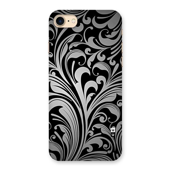 Grey Beauty Pattern Back Case for iPhone 7