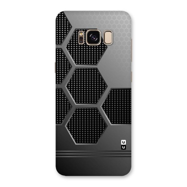 Grey Black Hexa Back Case for Galaxy S8